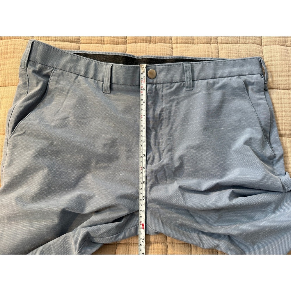 Apt. 9 Shorts Mens 38 Blue Premier Flex Flat Front Textured Stretch Casual Golf - Picture 4 of 6